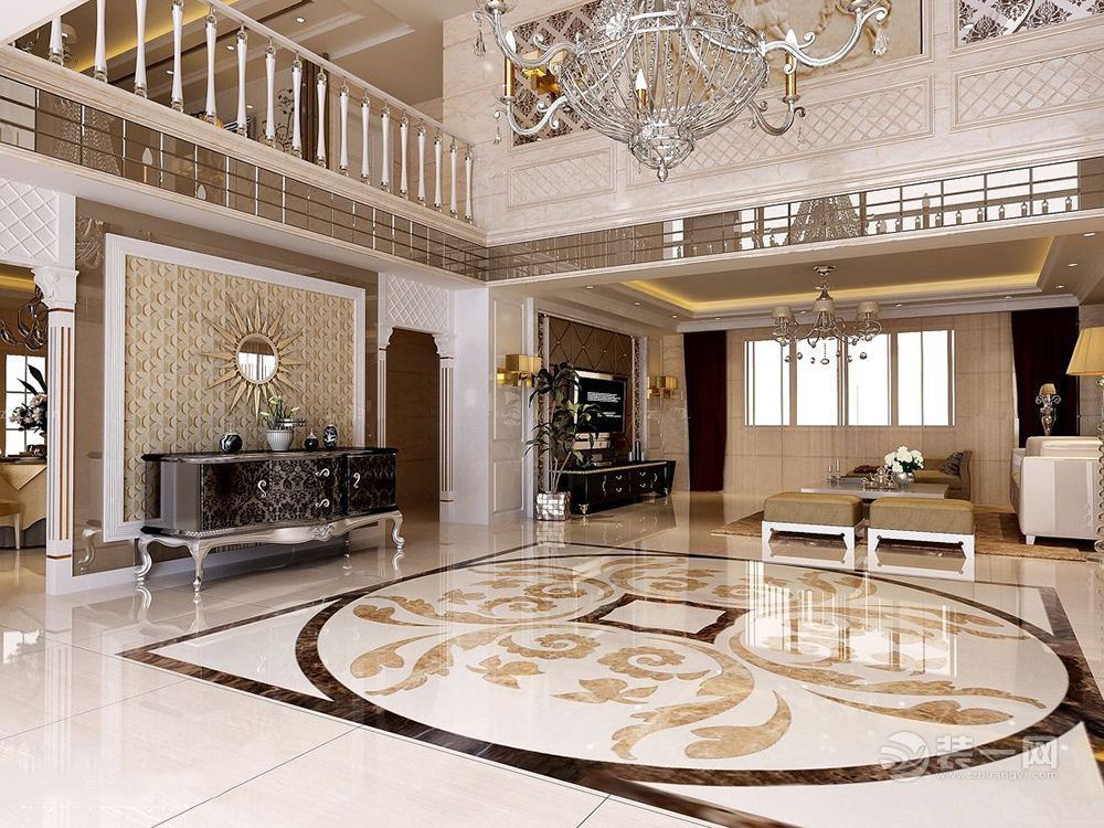 简欧风格地板装修效果图